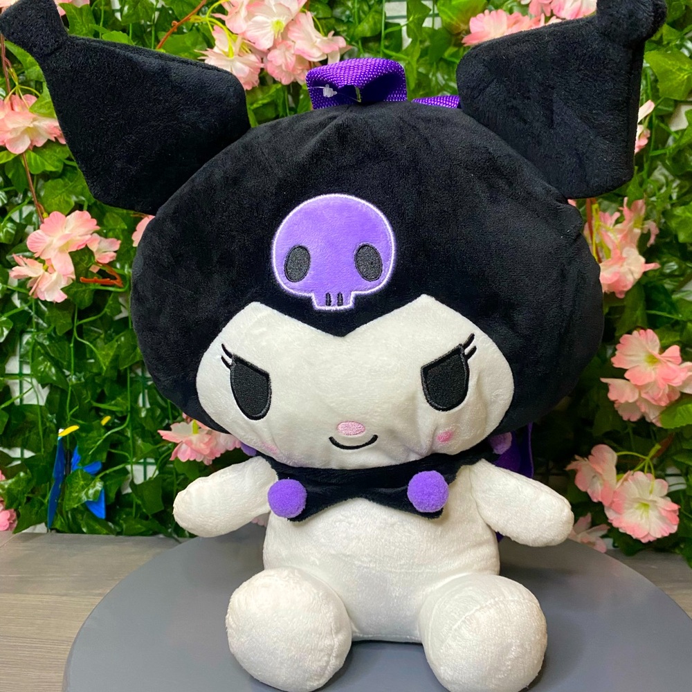 Sanrio Hello Kitty 18" Kuromi Plush Backpack